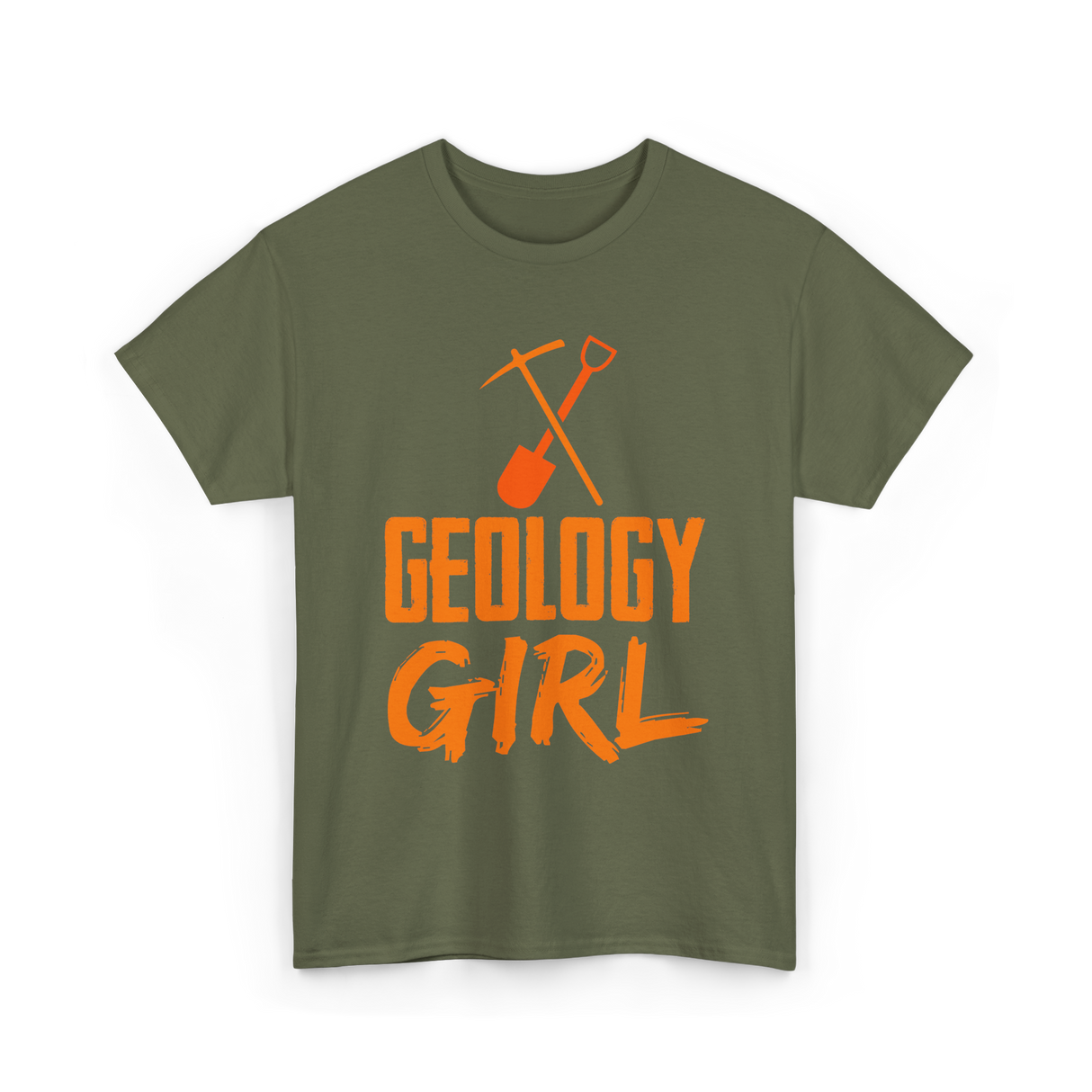 Geology Girl Geology Rocks T-Shirt - Military Green