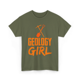 Geology Girl Geology Rocks T-Shirt - Military Green