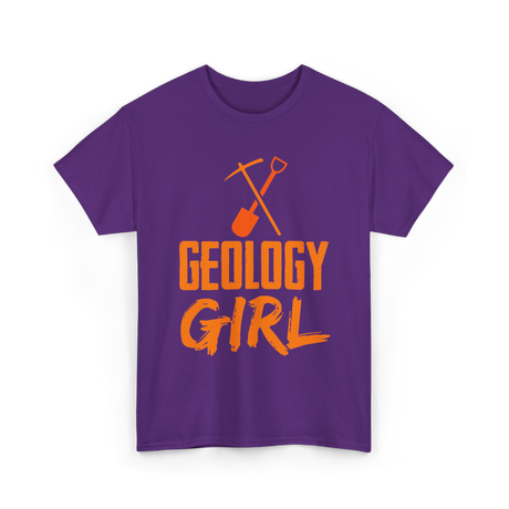 Geology Girl Geology Rocks T-Shirt - Purple