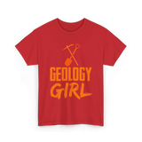 Geology Girl Geology Rocks T-Shirt - Red