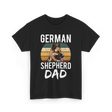 German Shepherd Dad Dog Dad T-Shirt - Black