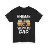 German Shepherd Dad Dog Dad T-Shirt - Black