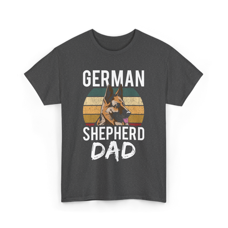 German Shepherd Dad Dog Dad T-Shirt - Dark Heather