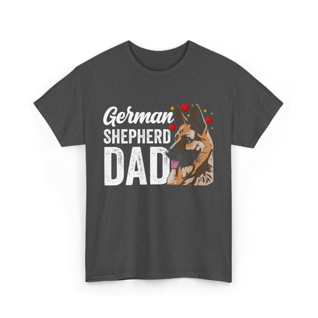 German Shepherd Dad Pet T-Shirt - Dark Heather