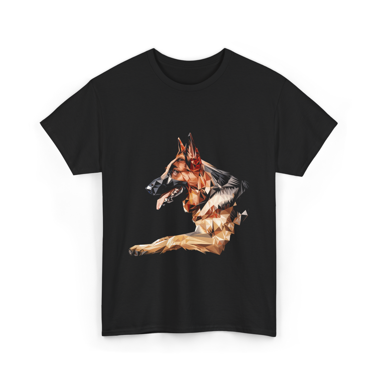 German Shepherd Dog Artwork German Shepherd T-Shirt - Black