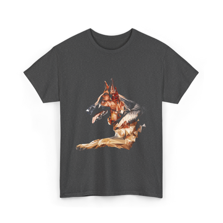 German Shepherd Dog Artwork German Shepherd T-Shirt - Dark Heather