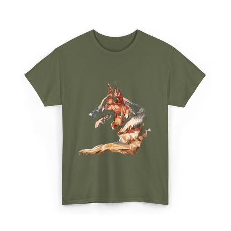 German Shepherd Dog Artwork German Shepherd T-Shirt - Military Green