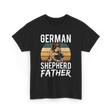 German Shepherd Father Dog Dad T-Shirt - Black