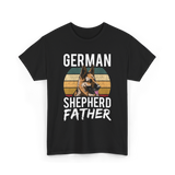 German Shepherd Father Dog Dad T-Shirt - Black