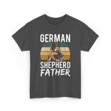 German Shepherd Father Dog Dad T-Shirt - Dark Heather