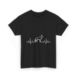 German Shepherd Heartbeat Dog T-Shirt - Black