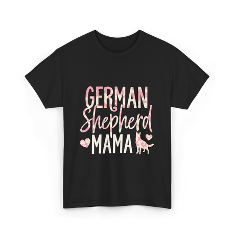 German Shepherd Mama Dog Lover T-Shirt - Black