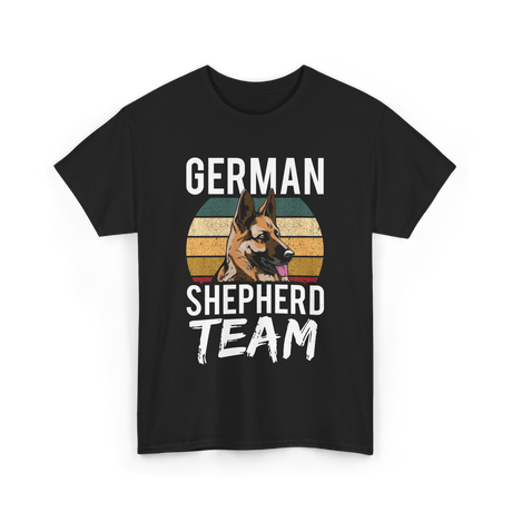 German Shepherd Team Dog Lover T-Shirt - Black