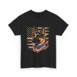 German Shepherd USA Flag Shepherd T-Shirt - Black