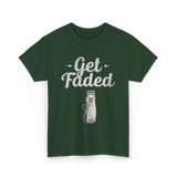 Get Faded Barber Fade T-Shirt - Forest Green