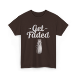 Get Faded Barber Fade T-Shirt - Dark Chocolate