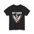 Get Faded Barber Hair Stylist T-Shirt - Black