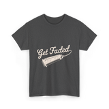 Get Faded Barber Haircut T-Shirt - Dark Heather