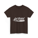 Get Faded Barber Hairstylist T-Shirt - Dark Chocolate