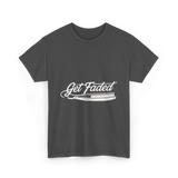 Get Faded Barber Hairstylist T-Shirt - Dark Heather