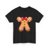 Gingerbread Man Costume Gingerbread T-Shirt - Black