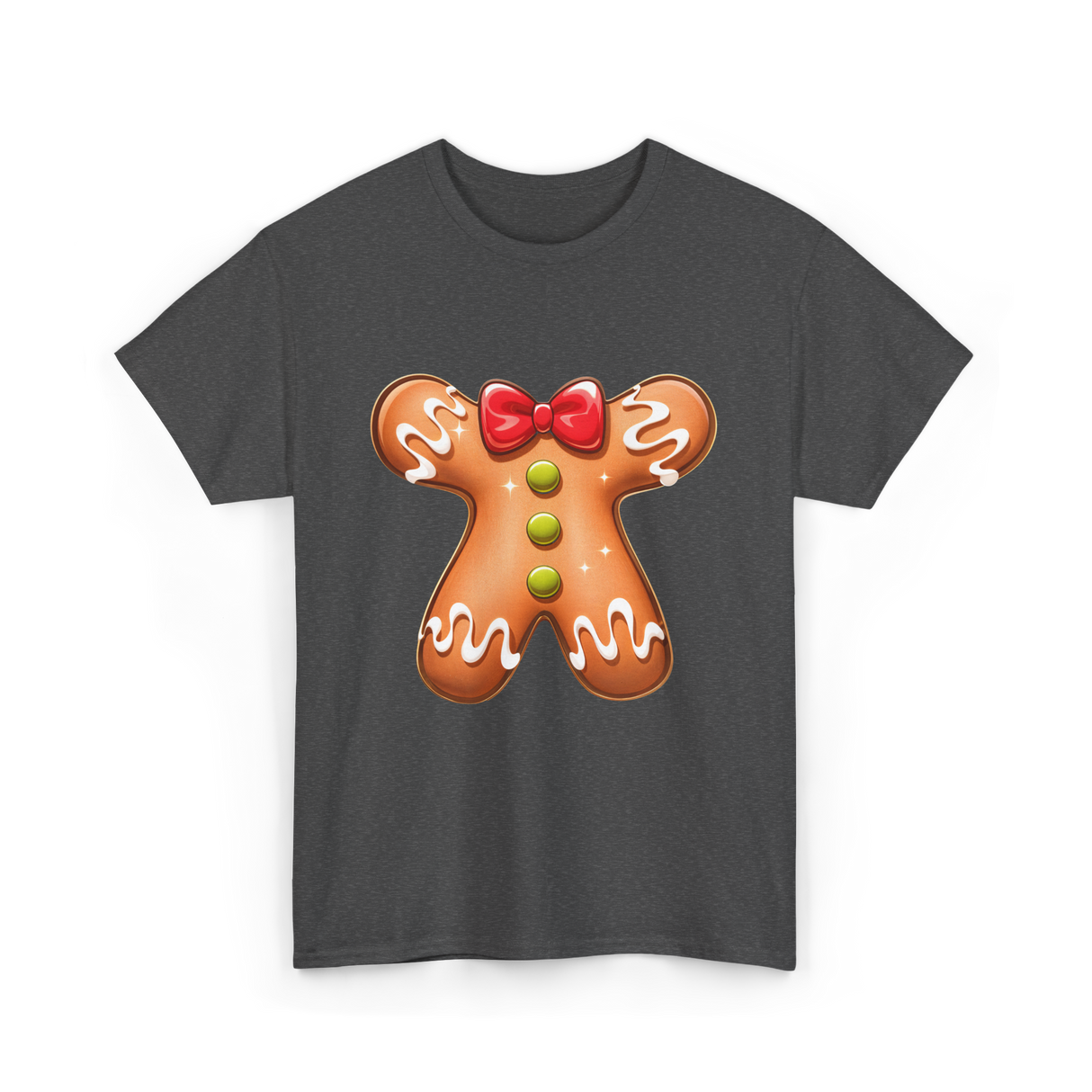 Gingerbread Man Costume Gingerbread T-Shirt - Dark Heather