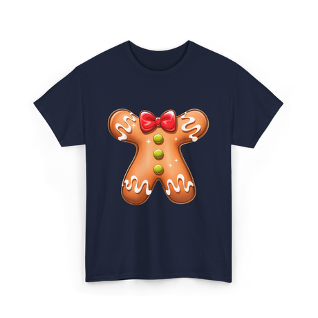 Gingerbread Man Costume Gingerbread T-Shirt - Navy