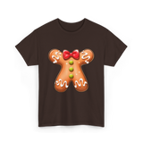 Gingerbread Man Costume Gingerbread T-Shirt - Dark Chocolate