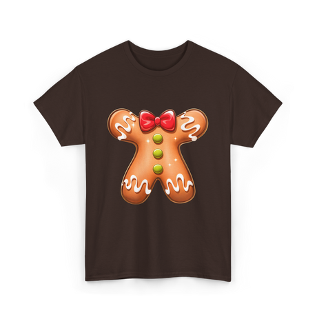 Gingerbread Man Costume Gingerbread T-Shirt - Dark Chocolate