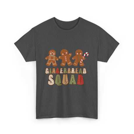 Gingerbread Squad Cookie Squad T-Shirt - Dark Heather