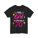 Girl 70 Celebration Event T-Shirt - Black