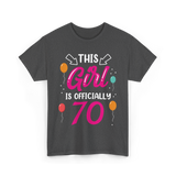 Girl 70 Celebration Event T-Shirt - Dark Heather