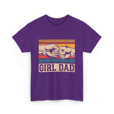 Girl Dad Father Daughters T-Shirt - Purple