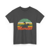 Girl Horse Riding Vintage Cowgirl T-Shirt - Dark Heather