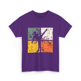 Girl Muay Thai Kickboxer Martial Arts T-Shirt - Purple