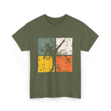 Girl Muay Thai Kickboxer Martial Arts T-Shirt - Military Green