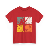 Girl Muay Thai Kickboxer Martial Arts T-Shirt - Red