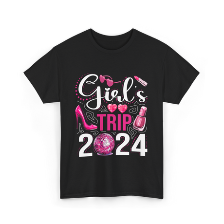 Girls Trip 2024 Friends T-Shirt - Black