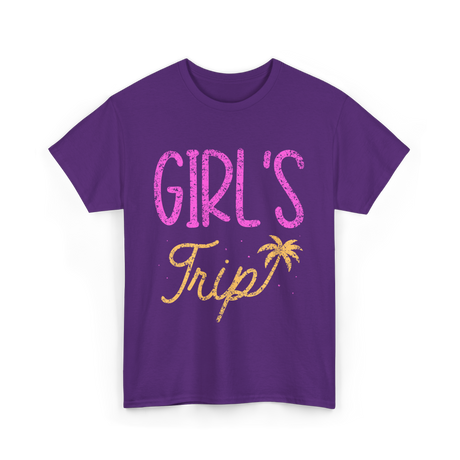 Girls Trip Travel Adventure T-Shirt - Purple