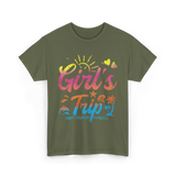 Girl's Trip Travel Girls Trip T-Shirt - Military Green