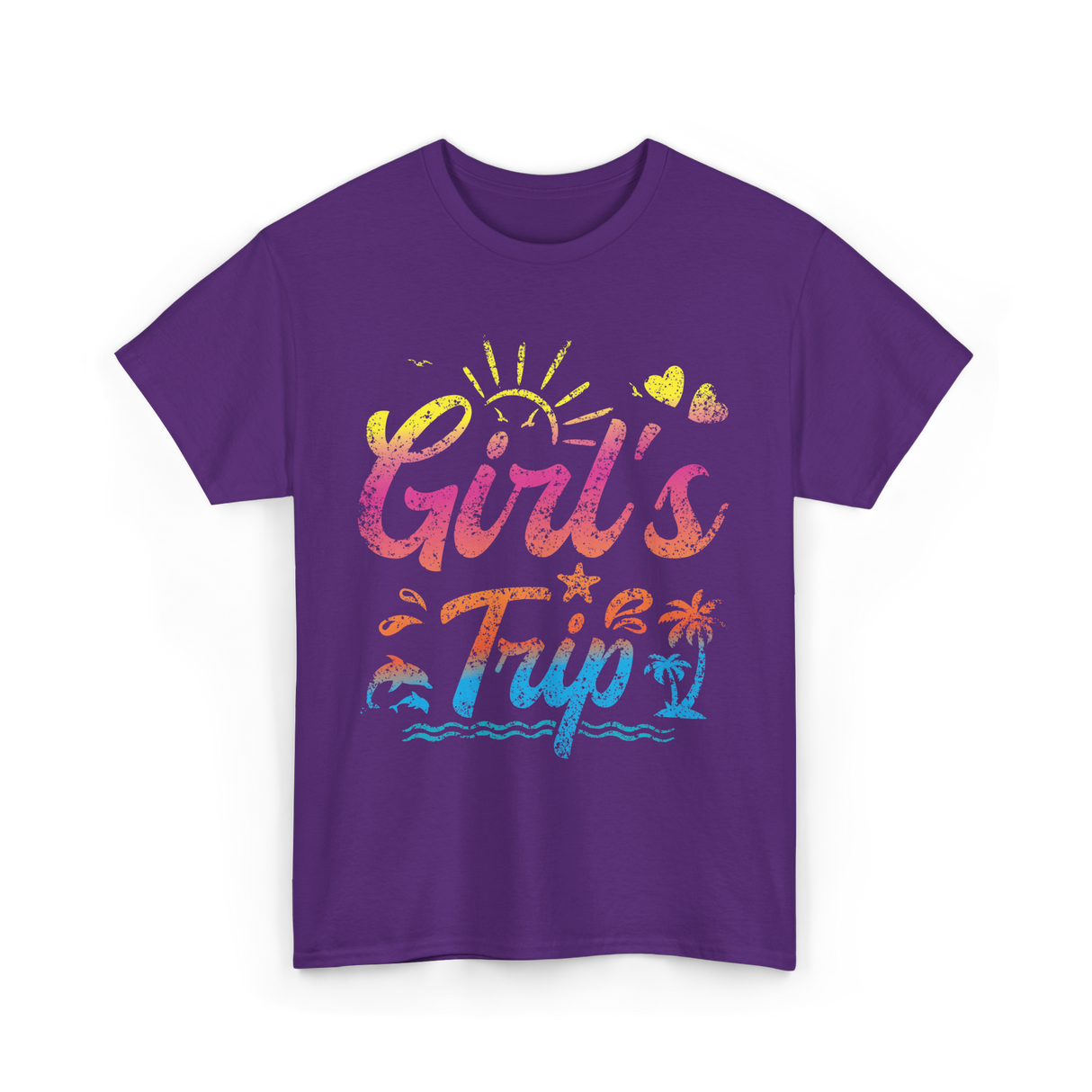 Girl's Trip Travel Girls Trip T-Shirt - Purple