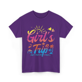 Girl's Trip Travel Girls Trip T-Shirt - Purple