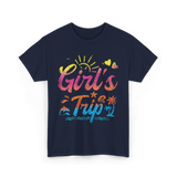 Girl's Trip Travel Girls Trip T-Shirt - Navy