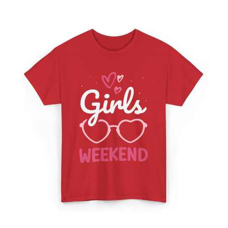 Girls Weekend Girls Trip T-Shirt - Red