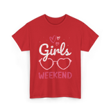 Girls Weekend Girls Trip T-Shirt - Red