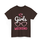 Girls Weekend Girls Trip T-Shirt - Dark Chocolate