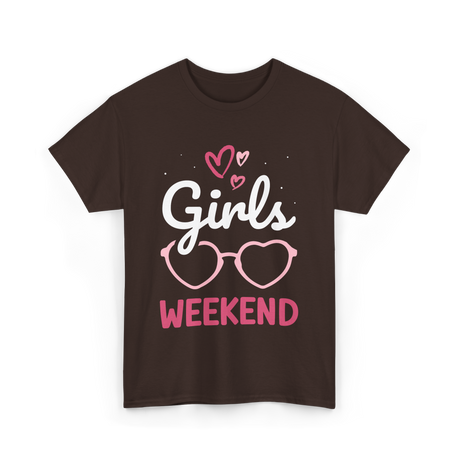 Girls Weekend Girls Trip T-Shirt - Dark Chocolate