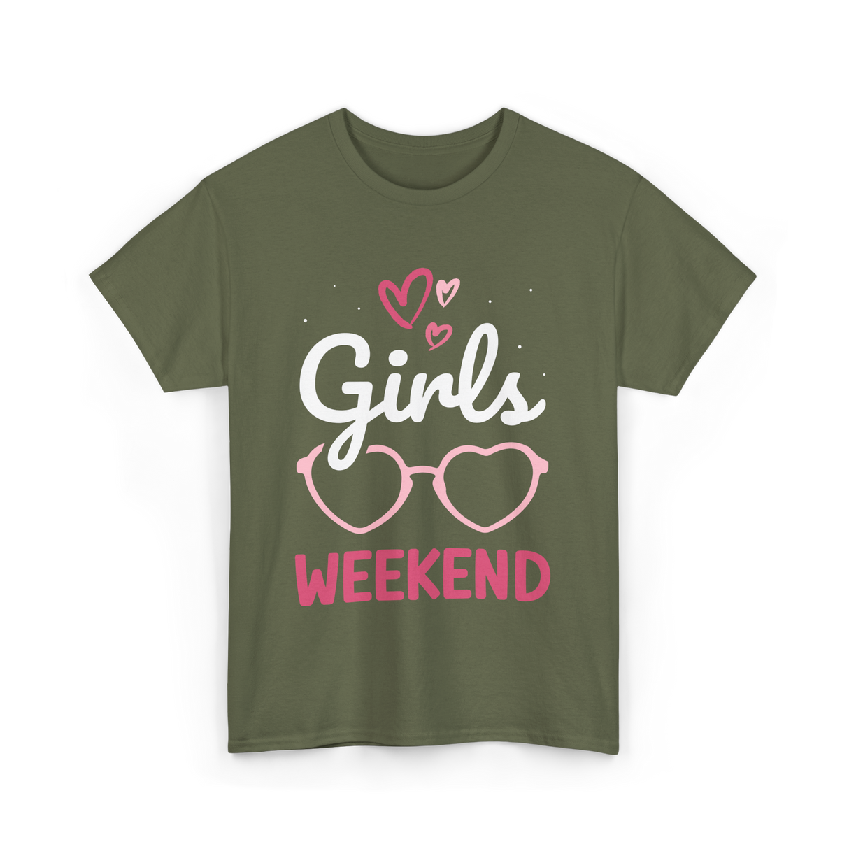 Girls Weekend Girls Trip T-Shirt - Military Green