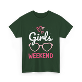 Girls Weekend Girls Trip T-Shirt - Forest Green