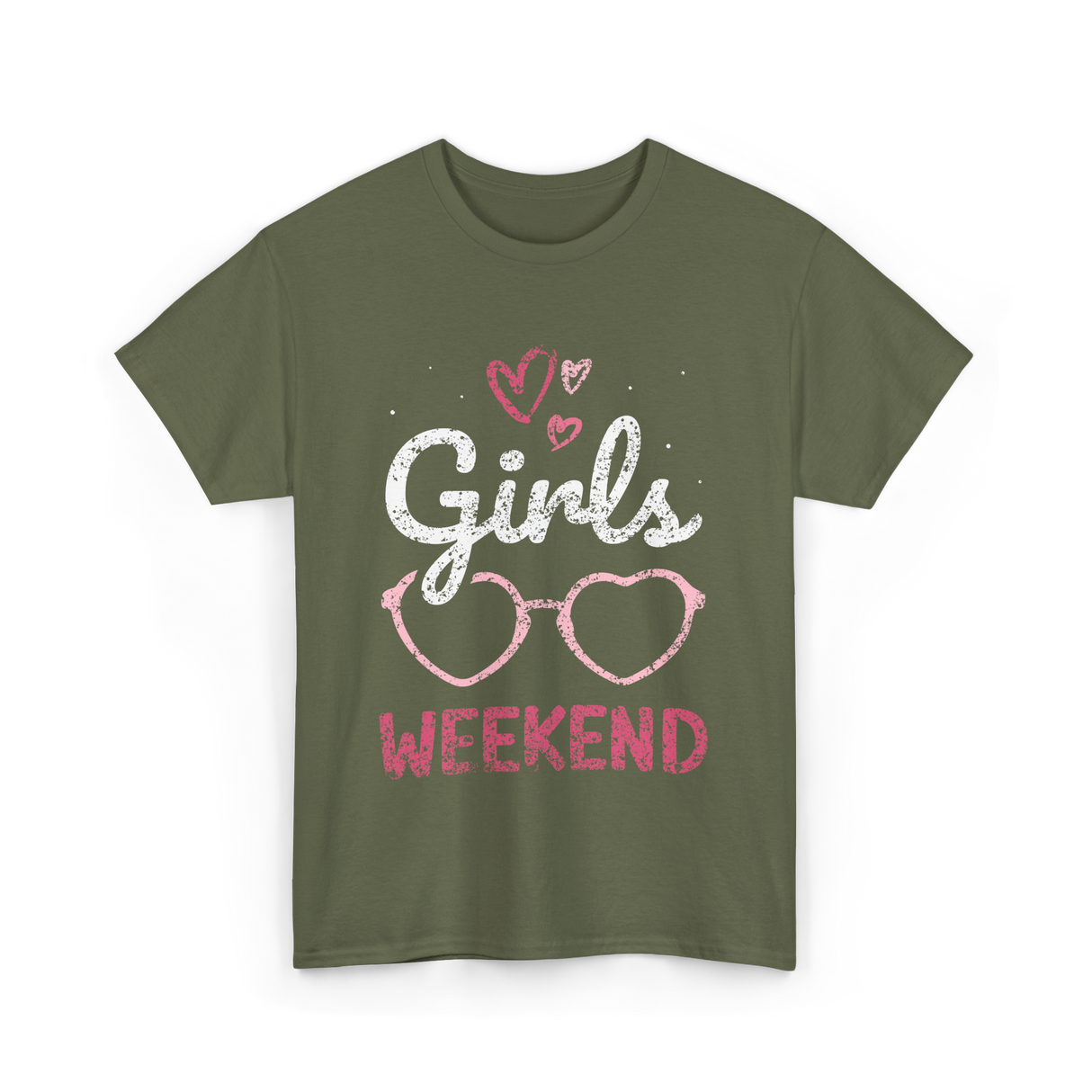 Girls Weekend Girls Trip T-Shirt - Military Green